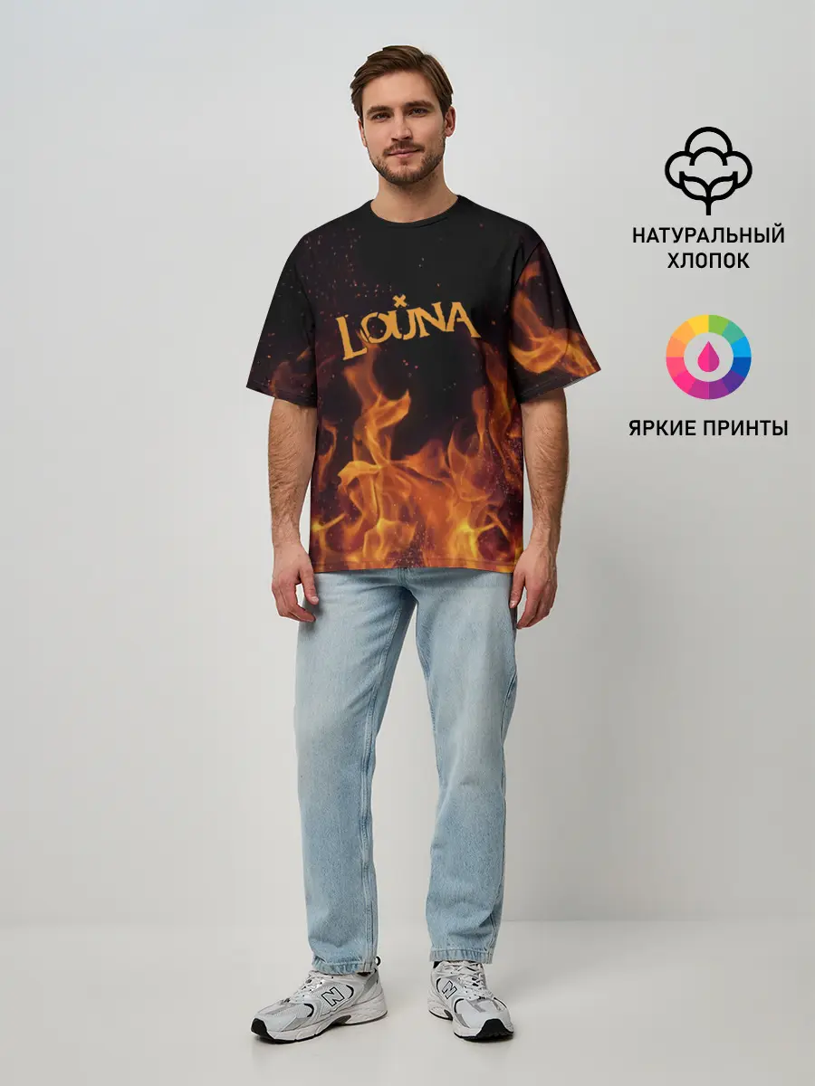 Мужская футболка оверсайз / Louna