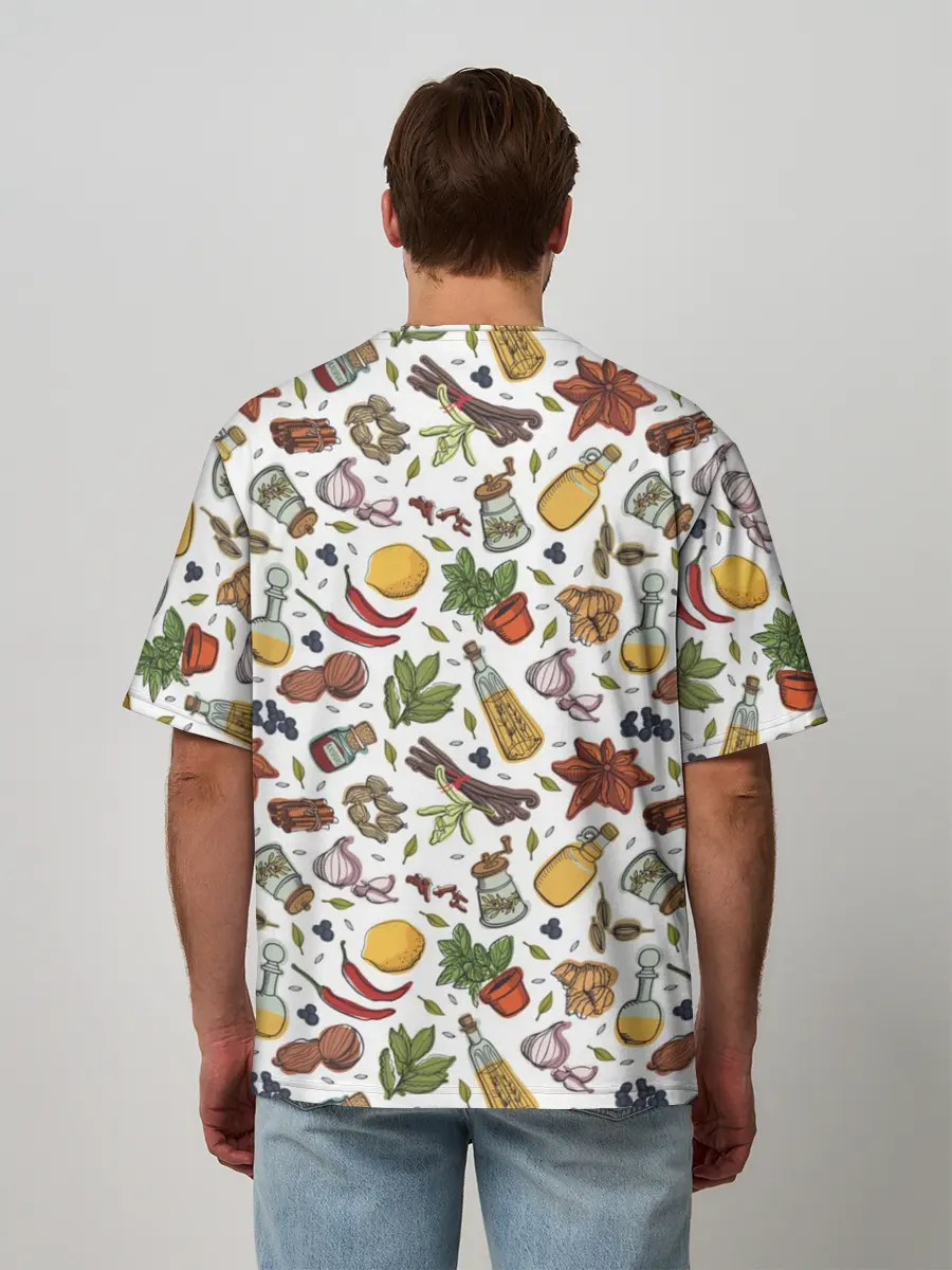 Мужская футболка оверсайз / Шеф 2