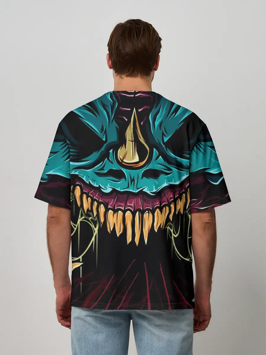 Мужская футболка оверсайз / CS GO hyper beast skin