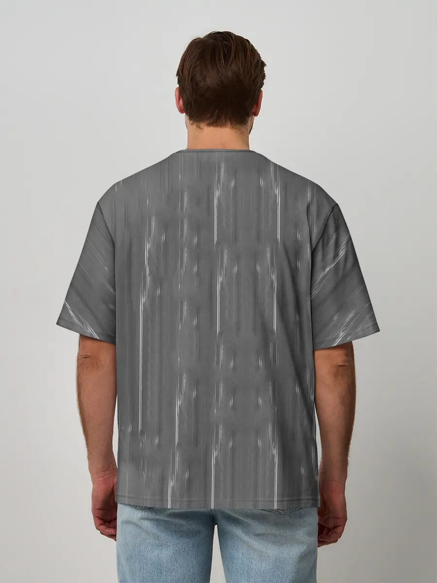 Мужская футболка оверсайз / Панда