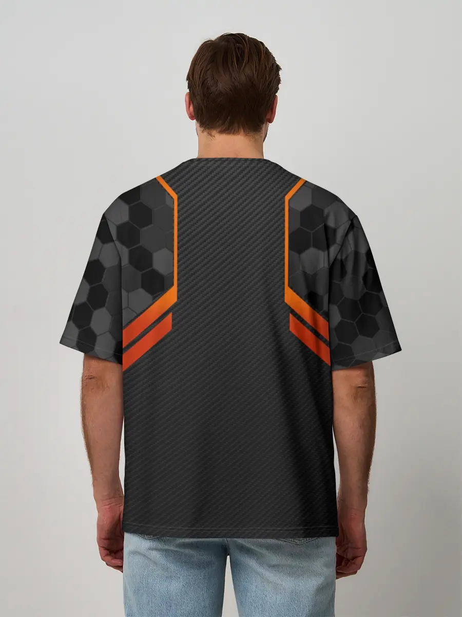 Мужская футболка оверсайз / CYBERPUNK 2077 SAMURAI