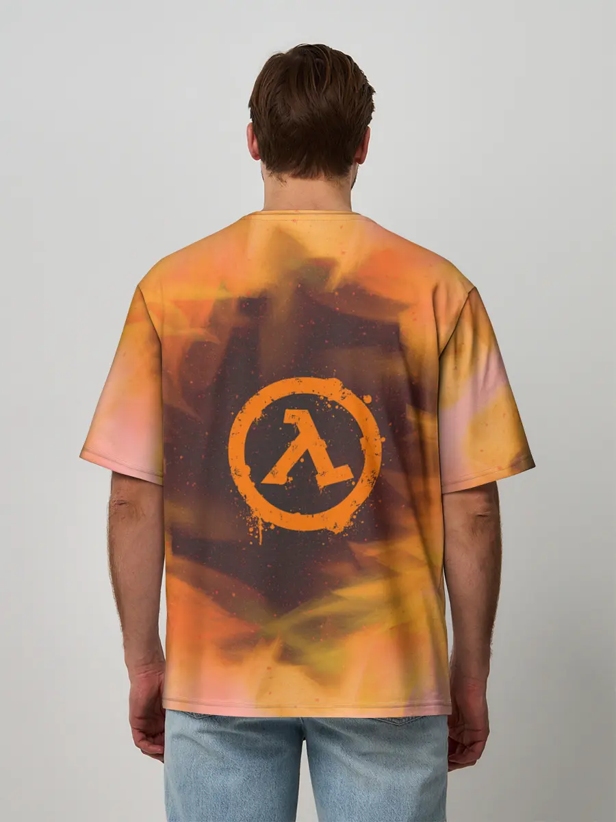 Мужская футболка оверсайз / FREEMAN | GMAN | HALF-LIFE