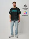 Мужская футболка оверсайз / CYBERPUNK 2077.