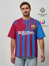 Мужская футболка оверсайз / Дембеле Барселона 21/22 форма