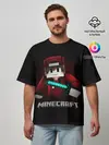 Мужская футболка оверсайз / MINECRAFT
