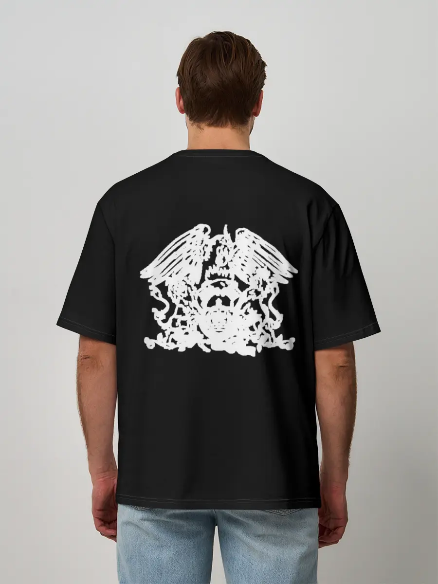 Мужская футболка оверсайз / QUEEN