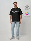 Мужская футболка оверсайз / QUEEN