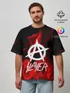 Мужская футболка оверсайз / SLAYER