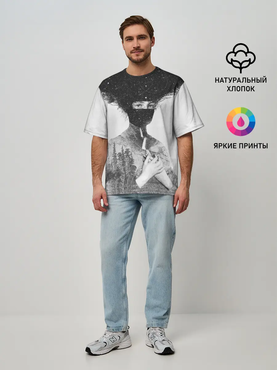 Мужская футболка оверсайз / Royal Blood