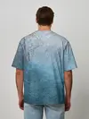 Мужская футболка оверсайз / Blue Glass