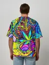 Мужская футболка оверсайз / PSY ABSTRACTION