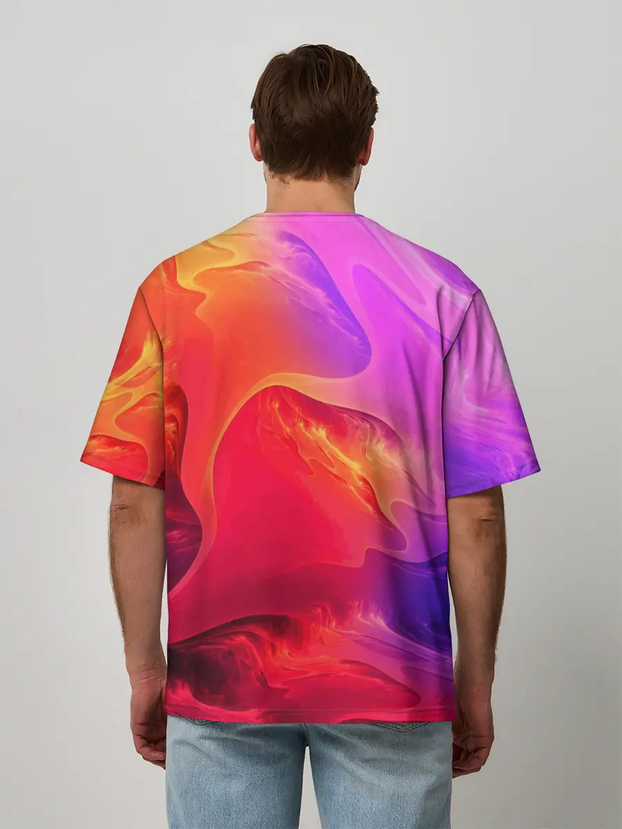 Мужская футболка оверсайз / Шаман Кинг | Йо Асакура