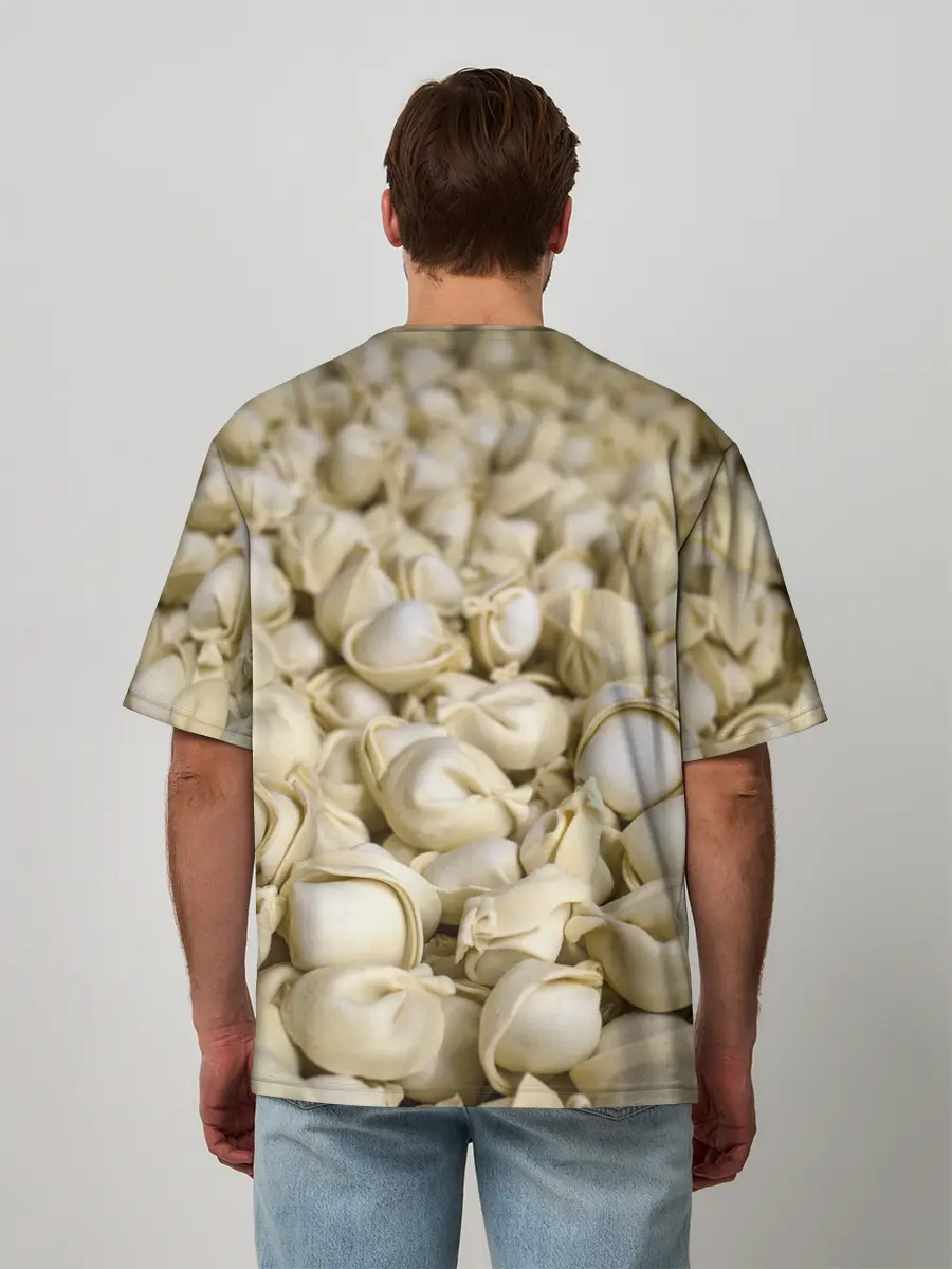 Мужская футболка оверсайз / Пельмени