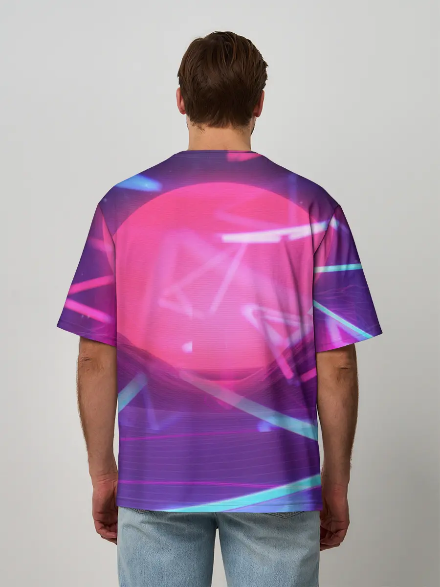 Мужская футболка оверсайз / IN DA CLUB!