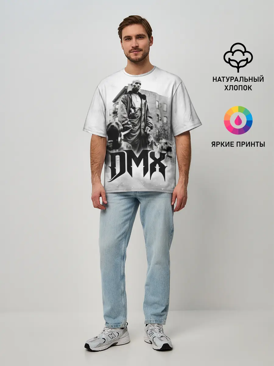 Мужская футболка оверсайз / DMX