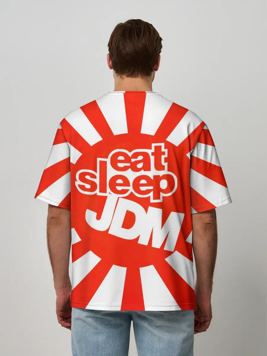 Мужская футболка оверсайз / Domo jdm