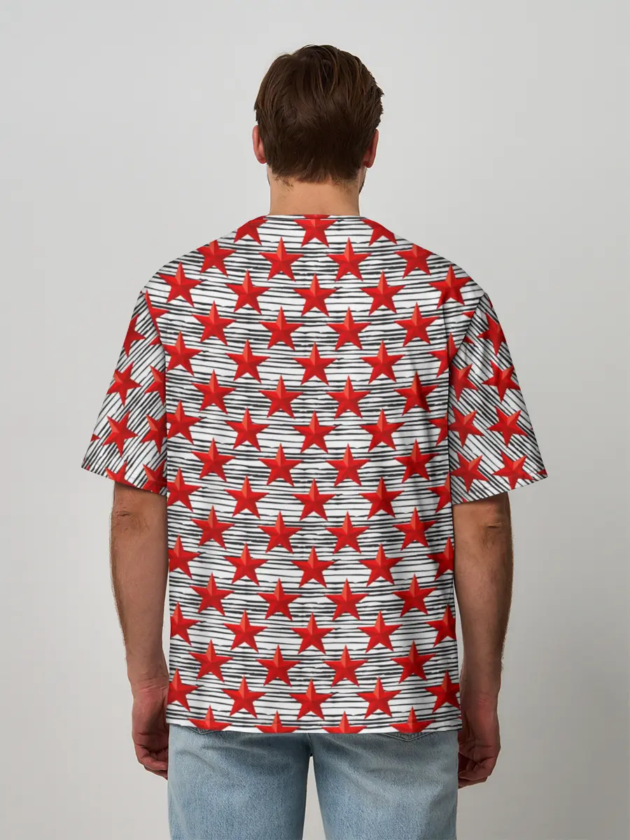 Мужская футболка оверсайз / День защитника Отечества