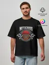 Мужская футболка оверсайз / Motocross Champion | Мотокросс