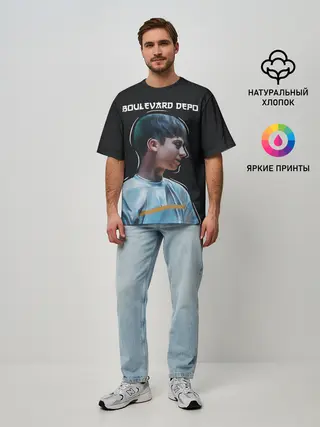 Мужская футболка оверсайз / Тёма Кулик