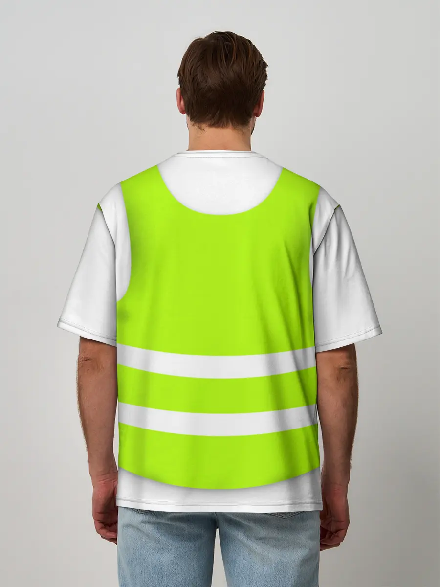 Мужская футболка оверсайз / Работник года