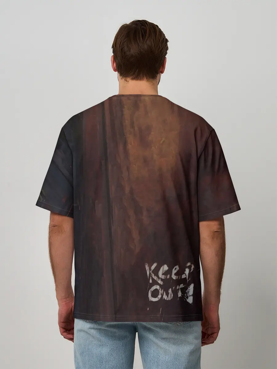 Мужская футболка оверсайз / Keep out