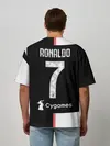 Мужская футболка оверсайз / Роналду Форма 19/20 Домашняя
