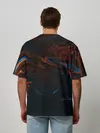 Мужская футболка оверсайз / Абстракция разводы красок