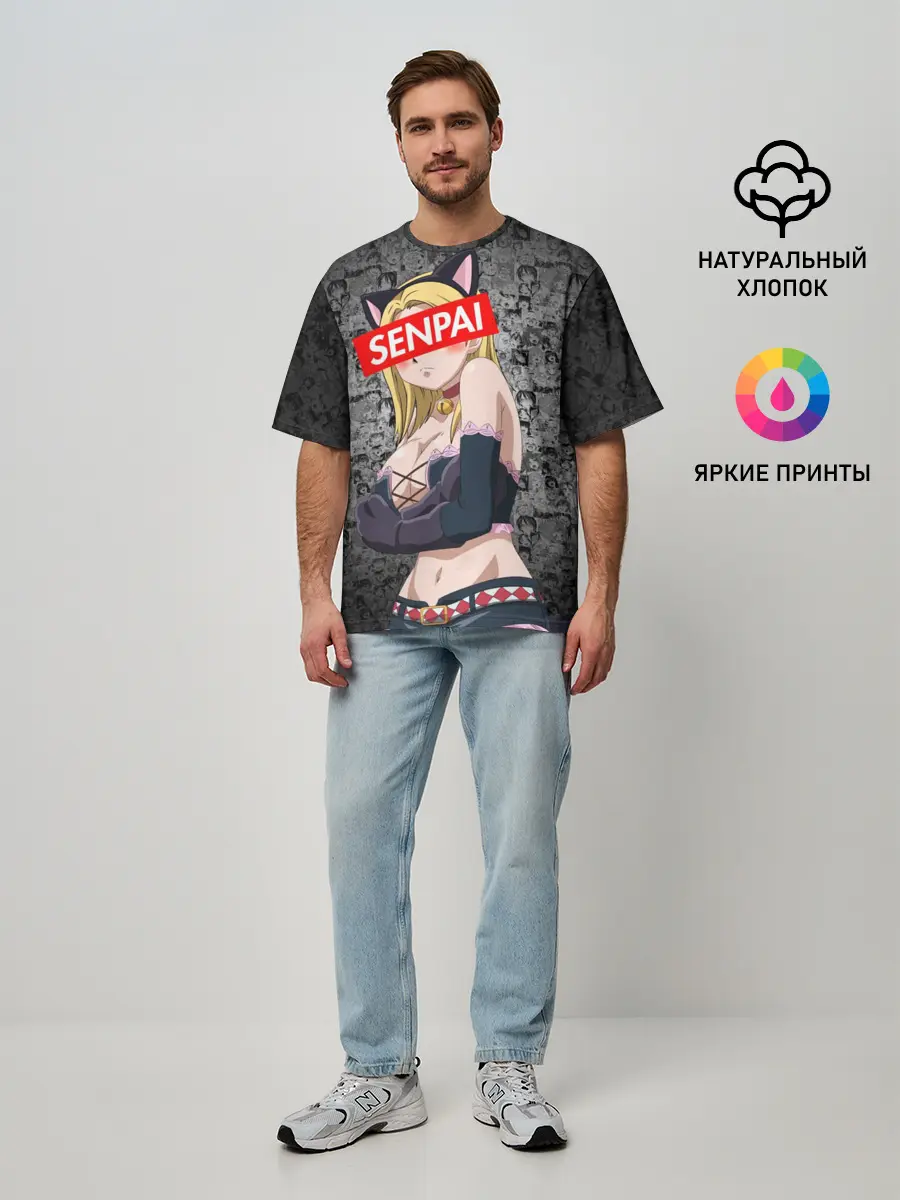 Мужская футболка оверсайз / Anime