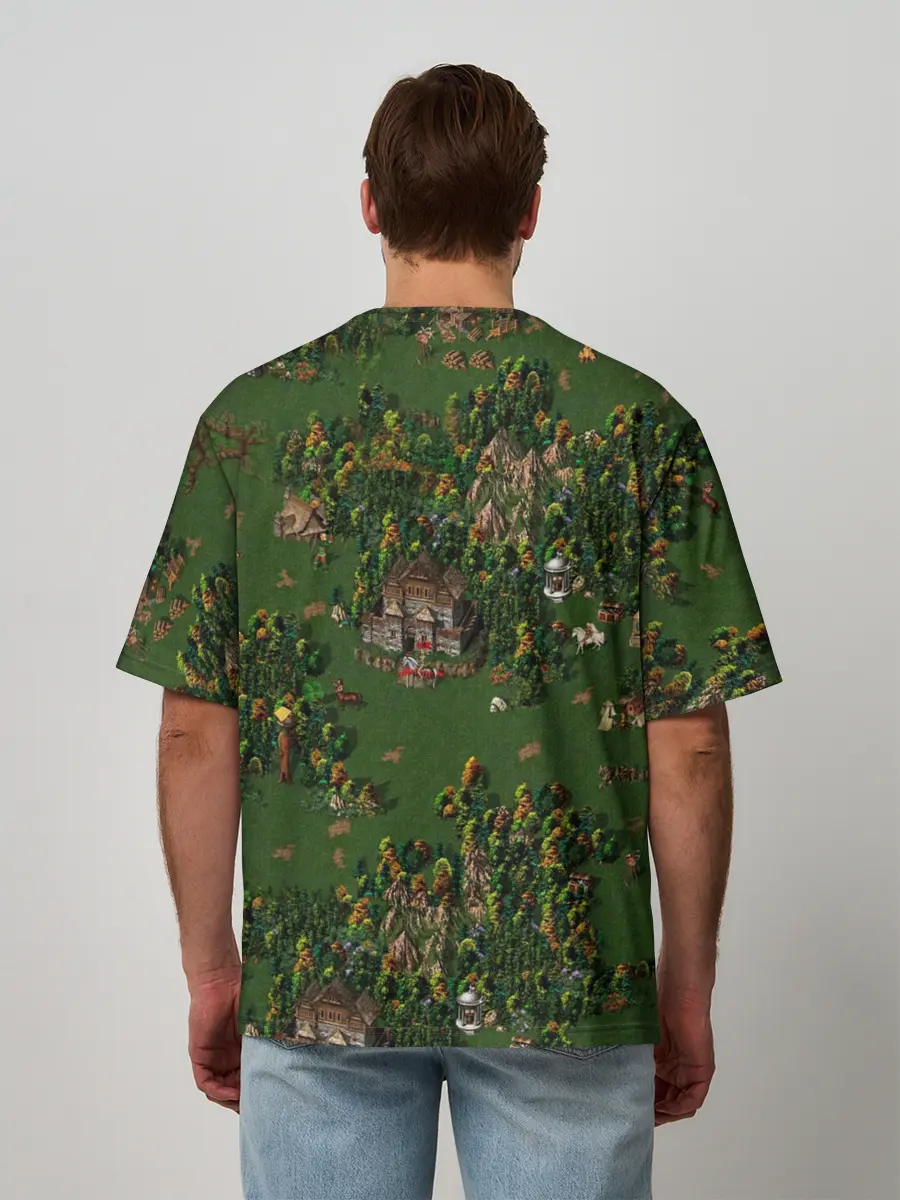 Мужская футболка оверсайз / Герои