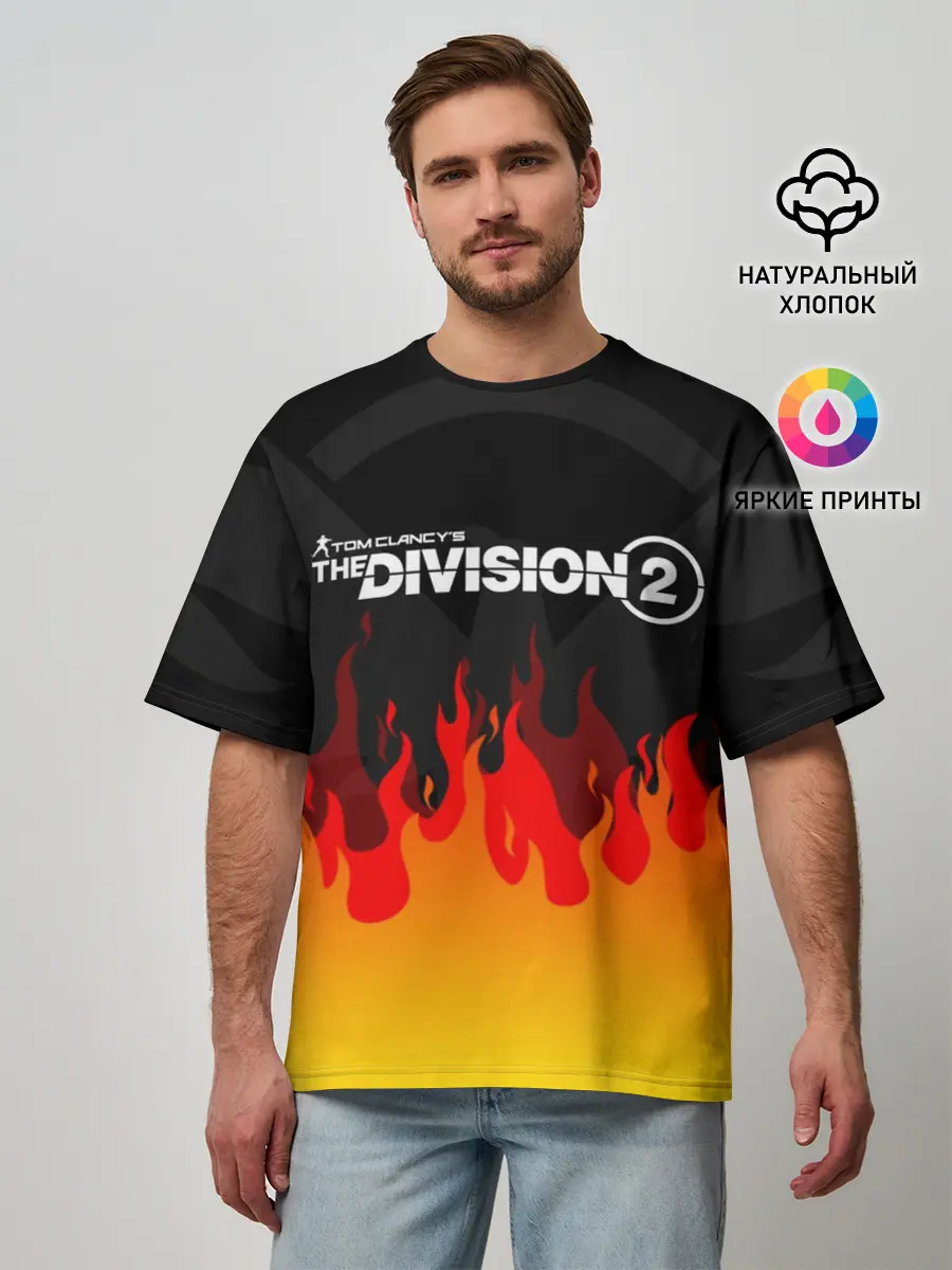 Мужская футболка оверсайз / THE DIVISION 2
