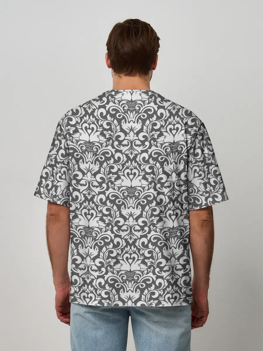 Мужская футболка оверсайз / Imperialistic pattern