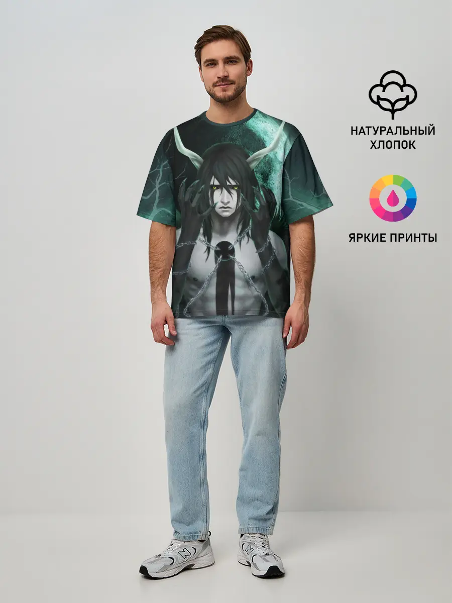 Мужская футболка оверсайз / Ulquiorra Schiffer Bleach