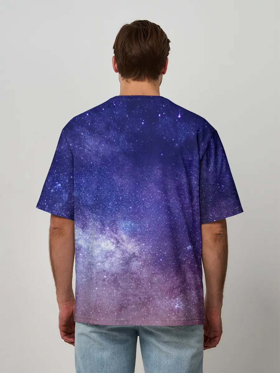 Мужская футболка оверсайз / ГАЛАКТИКА