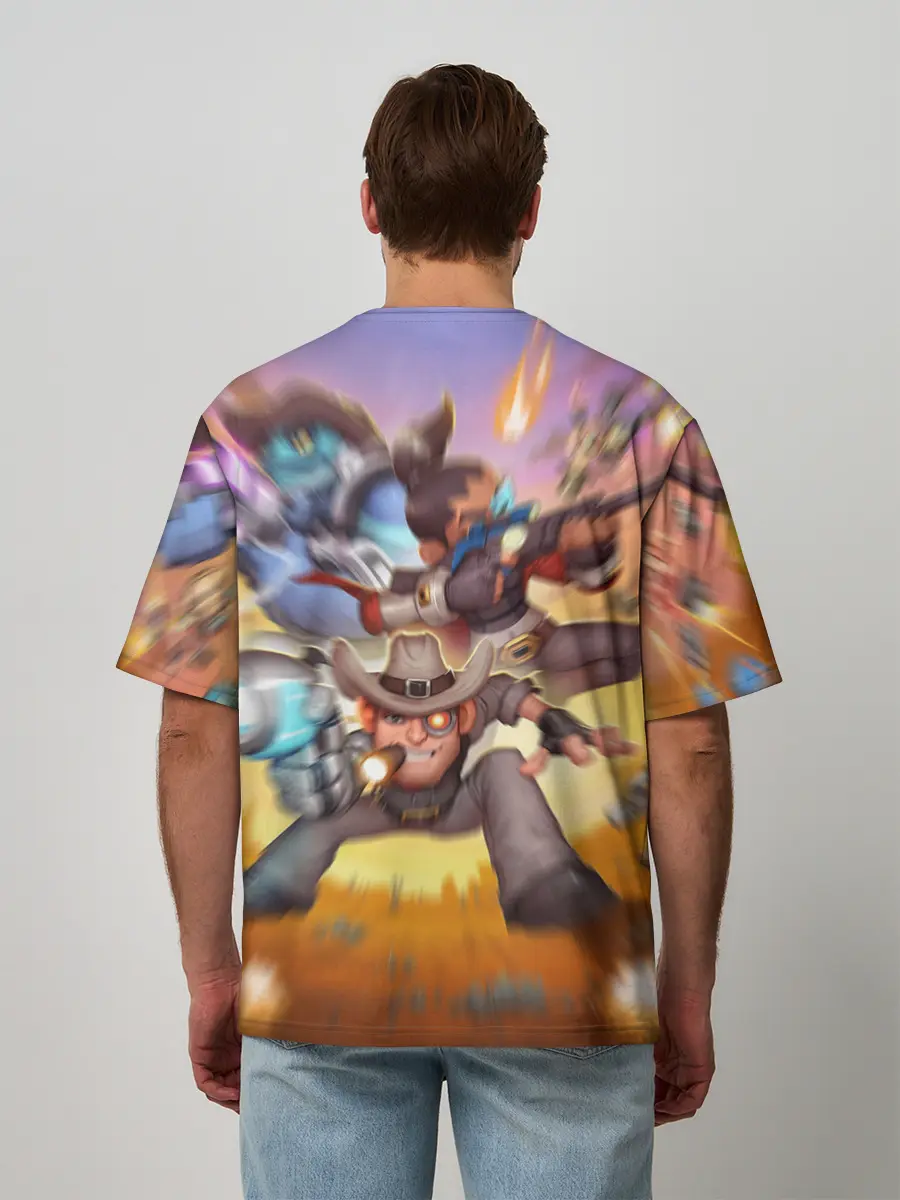 Мужская футболка оверсайз / TombStar | ТомбСтар