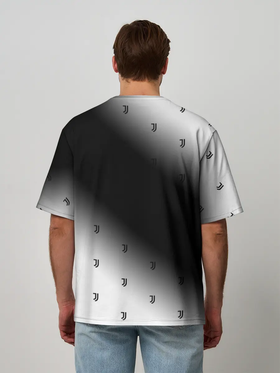Мужская футболка оверсайз / JUVENTUS / ЮВЕНТУС