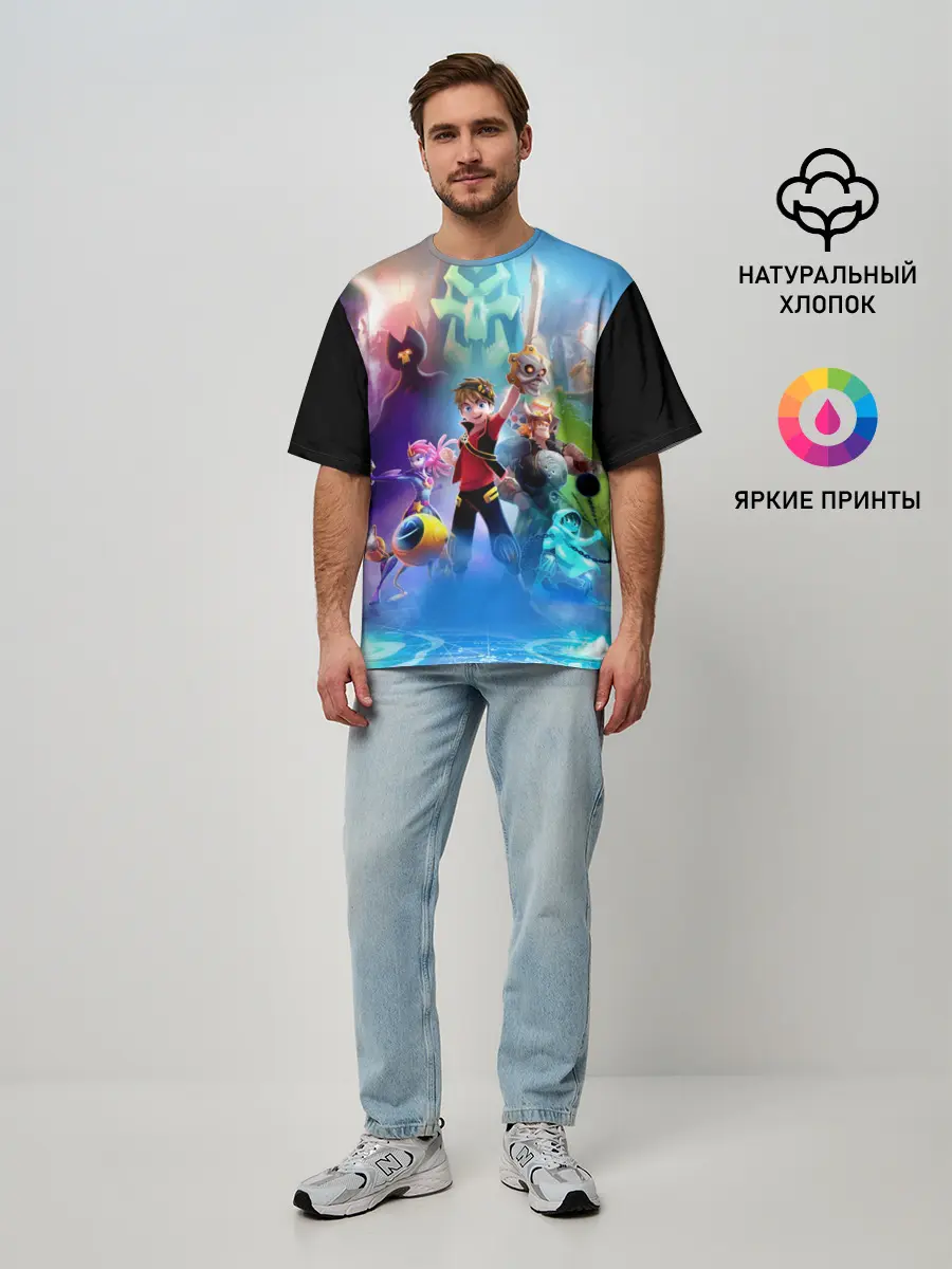 Мужская футболка оверсайз / Zak _