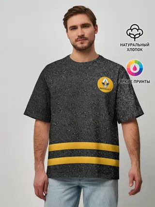 Мужская футболка оверсайз / Renault | Passion for life