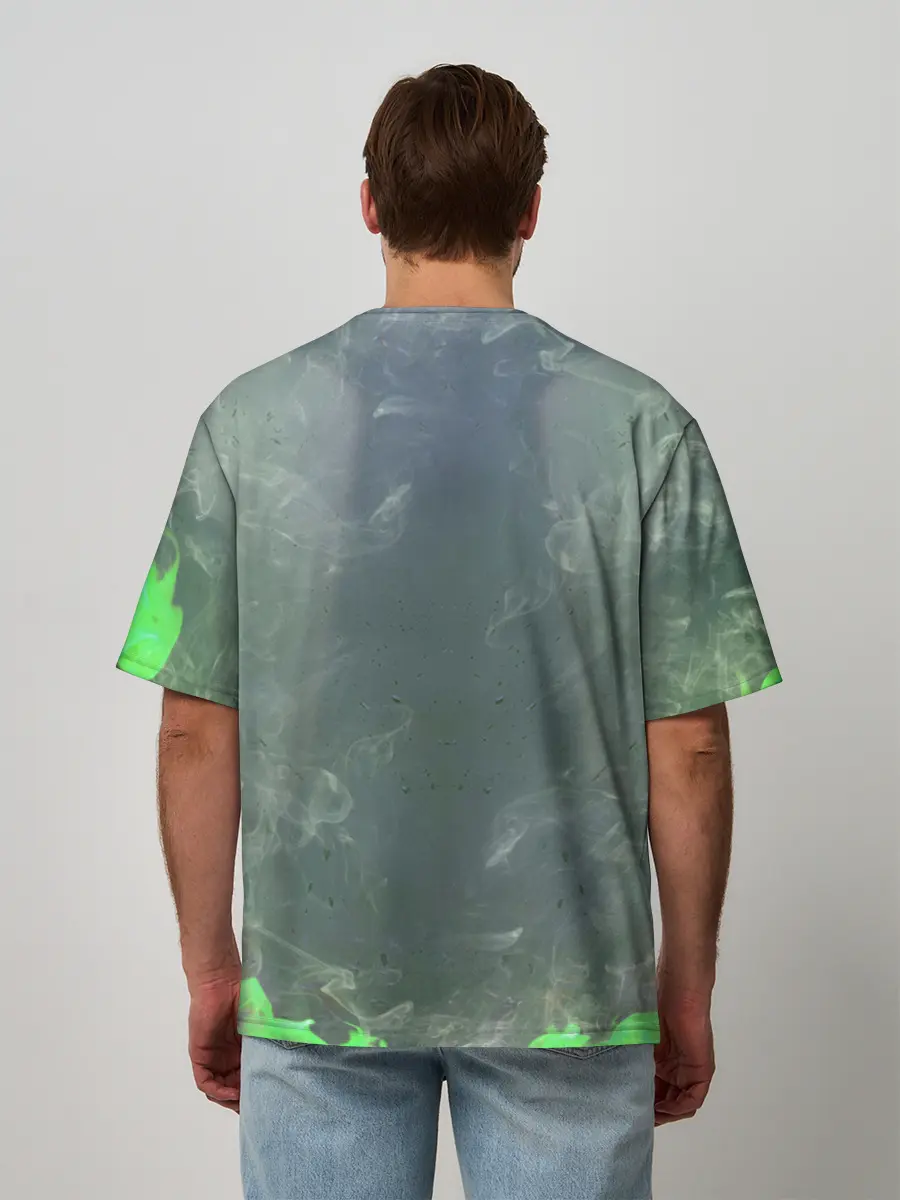 Мужская футболка оверсайз / Фри Фаер | Garena Free Fire