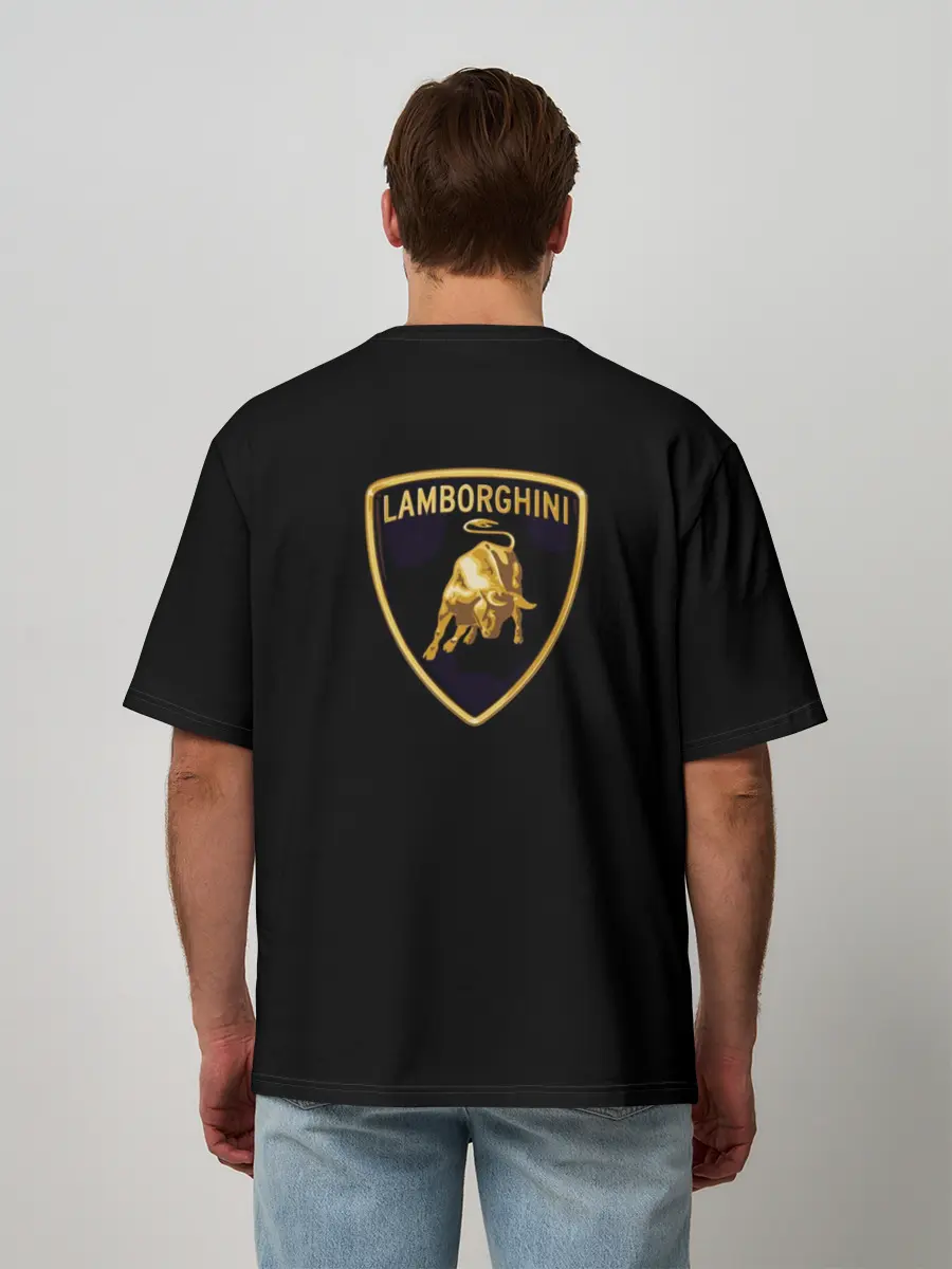 Мужская футболка оверсайз / Lambo