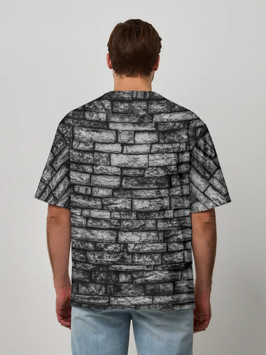 Мужская футболка оверсайз / Friday Night Funkin TrickyWall