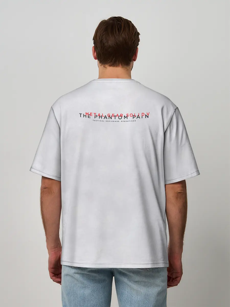 Мужская футболка оверсайз / Metal Gear