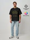 Мужская футболка оверсайз / KING