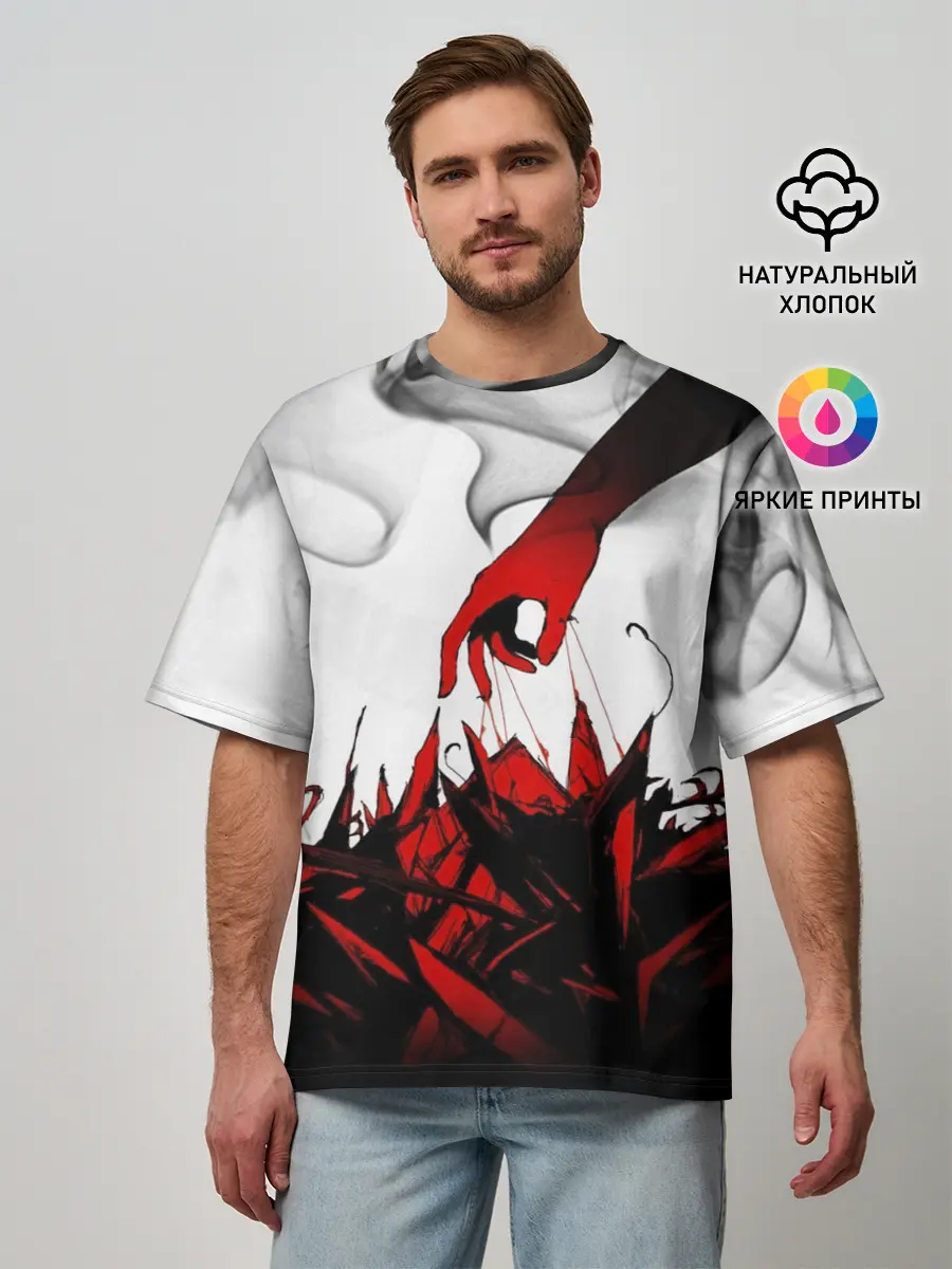 Мужская футболка оверсайз / SCP 162