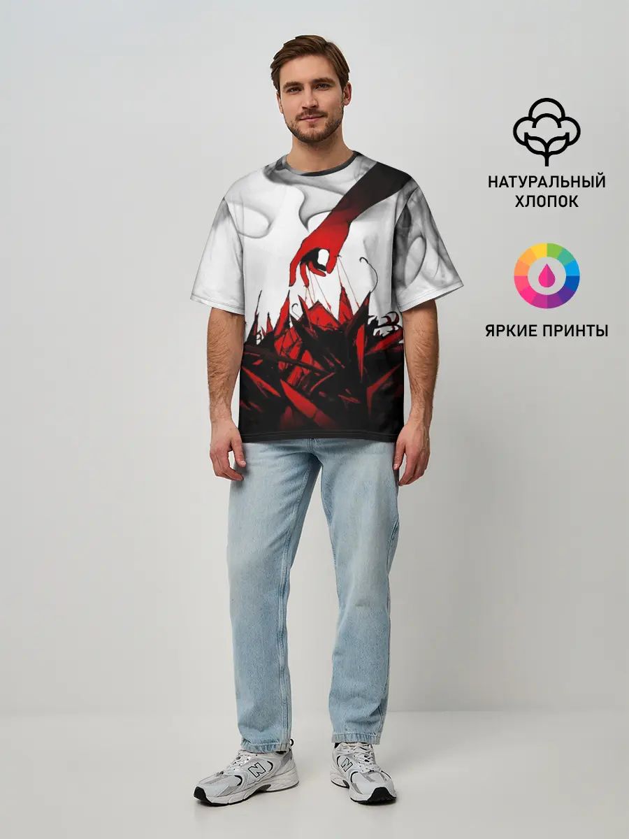 Мужская футболка оверсайз / SCP 162