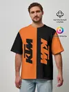 Мужская футболка оверсайз / KTM | КТМ