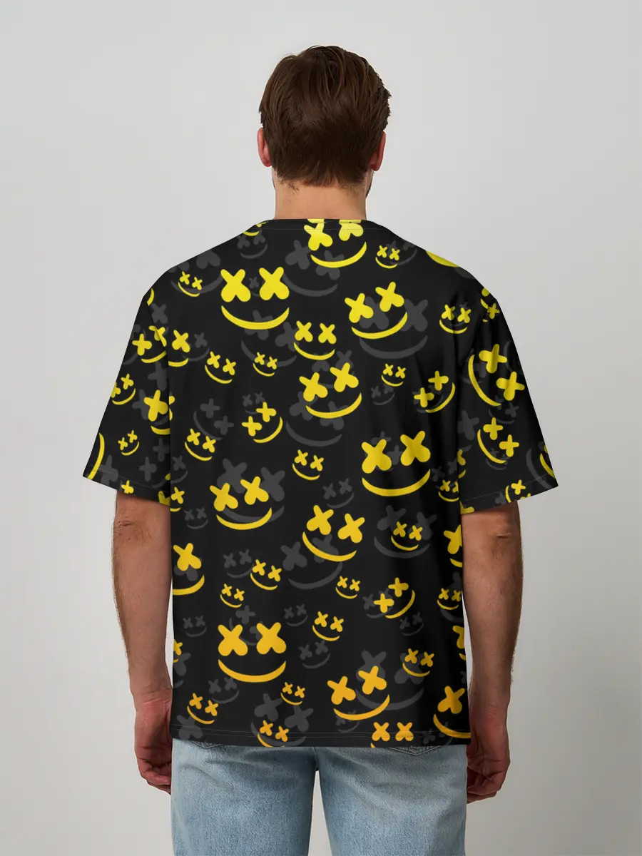 Мужская футболка оверсайз / MARSHMELLO