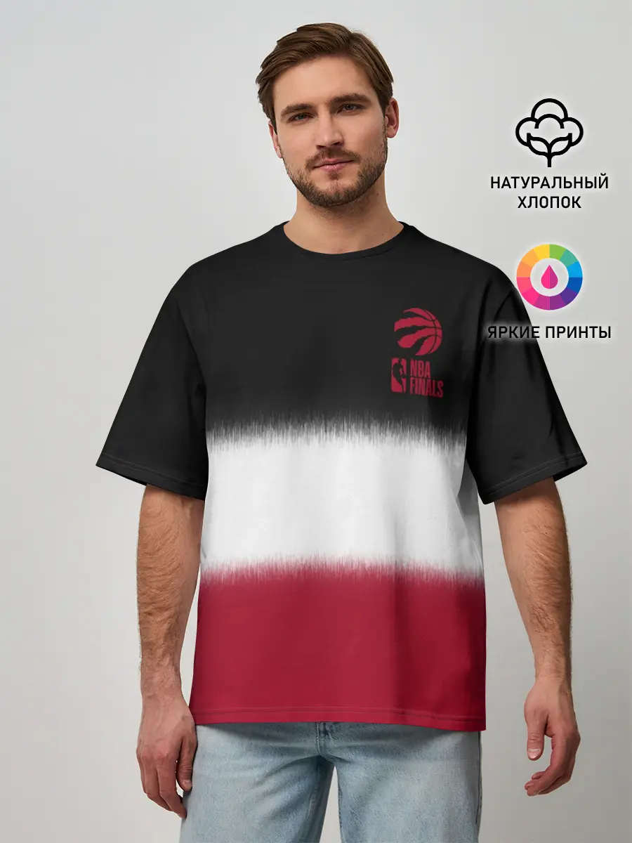 Мужская футболка оверсайз / 2019 Champions Raptors