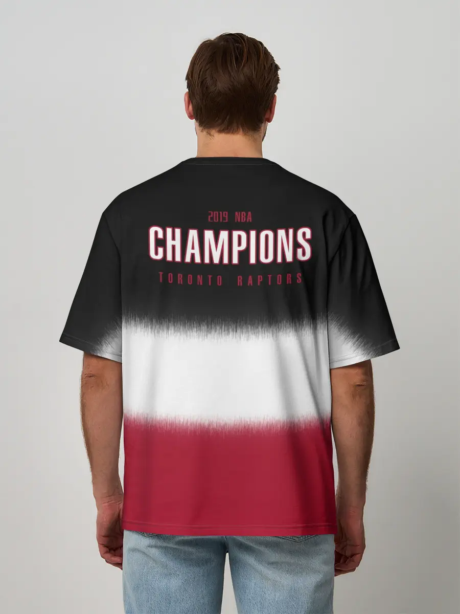 Мужская футболка оверсайз / 2019 Champions Raptors