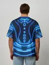 Мужская футболка оверсайз / Неоновая броня | Neon Armor