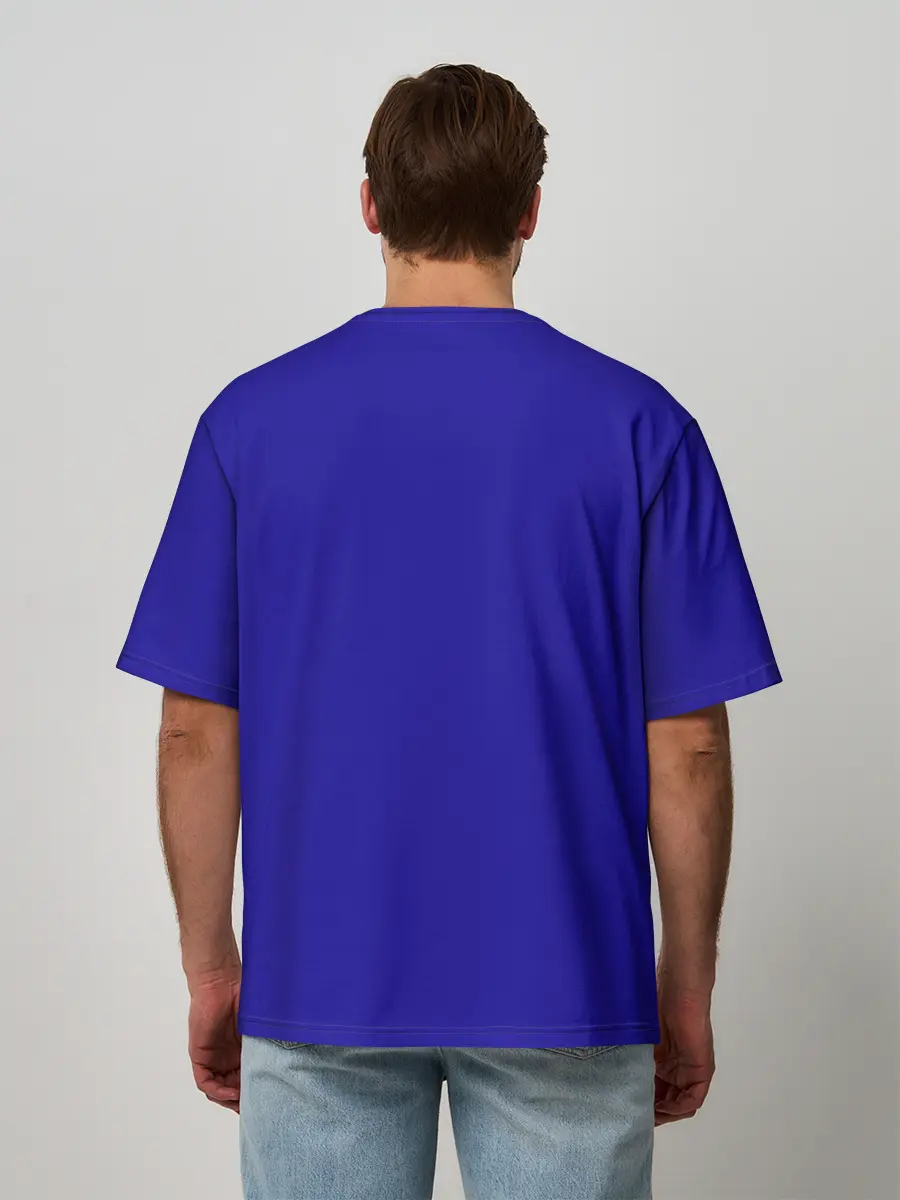 Мужская футболка оверсайз / FC BARCELONA / ФК БАРСЕЛОНА